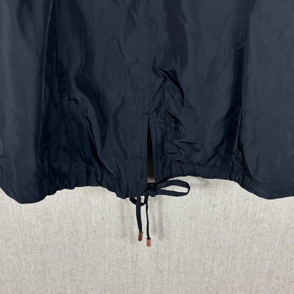 Steve Madden Black Hooded Rain Jacket Medium - Picture 8 of 9